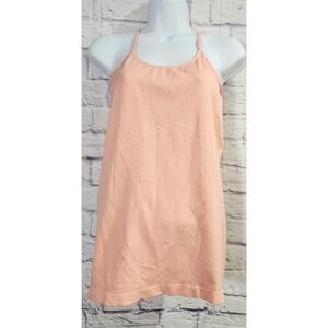 Mega Wear Maternity Peach Crisscross Spaghetti Strap Tank Top One Size Stretchy